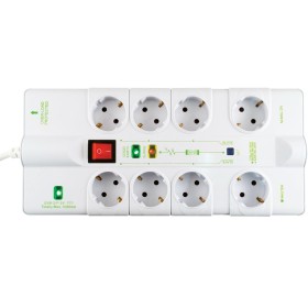 home Produžni kabl,8 utičnica, prekidač, 1.5mm², 1,5 met, bijeli - NV MS 2 + 6