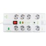 home Produžni kabl,8 utičnica, prekidač, 1.5mm², 1,5 met, bijeli - NV MS 2 + 6