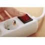 home Produžni kabl, 4 utičnica, prekidač, 1.0mm², 3 met, bijeli - NV 4K-3/W
