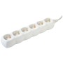 home Produžni kabl, 6 utičnica, 1.0mm², 1,5 met, bijeli - NV 6/WH