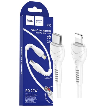 hoco. USB kabl za iPhone, type C to Lightning, PD,  1.0 met. - X55 Trendy